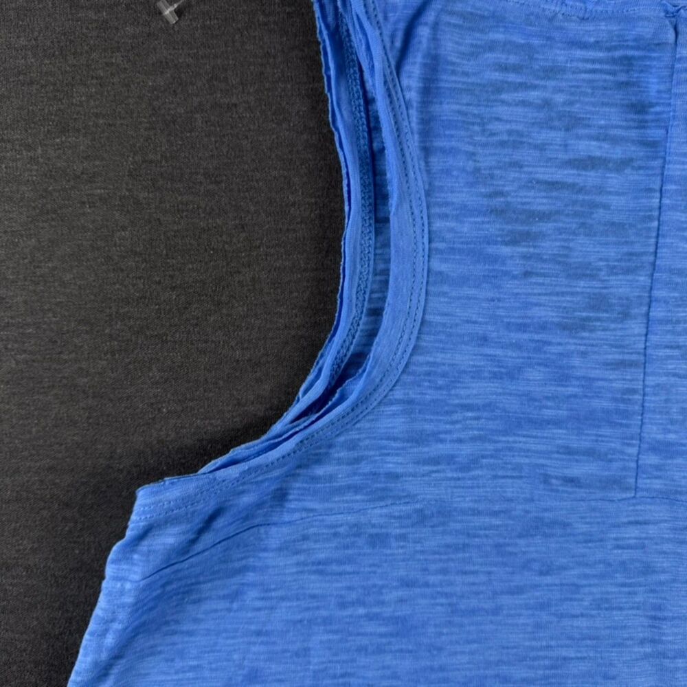 Alter’d State Blue V-Neck Racerback Tank Top Size Medium - Picture 10 of 11